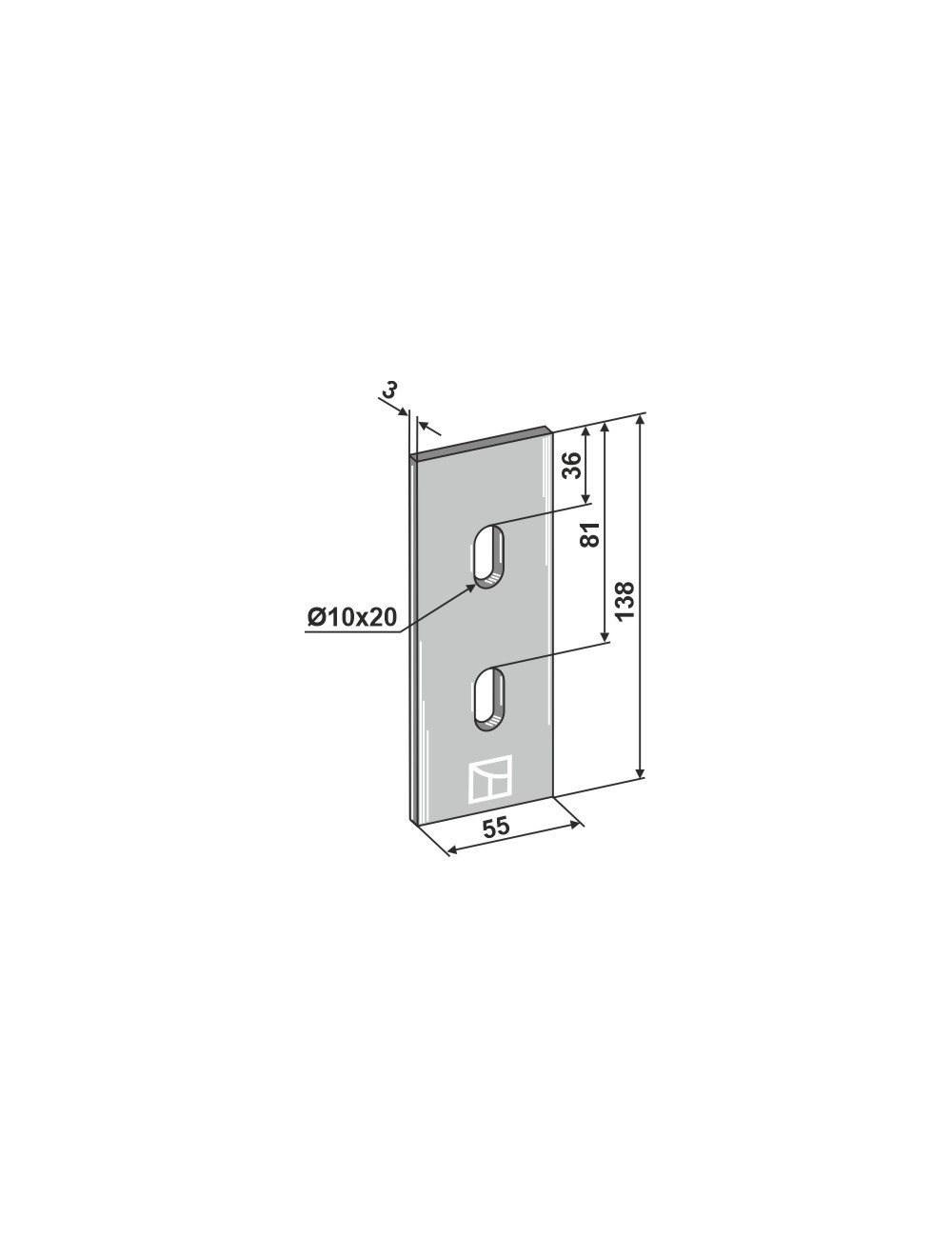 Racloir pour rouleaux packer