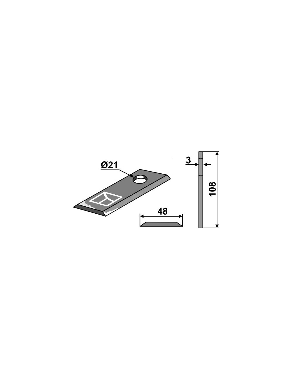 Couteau rotatif