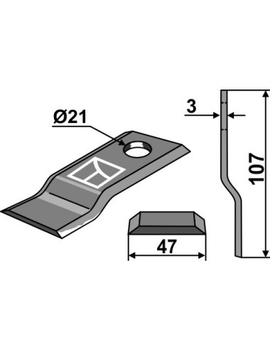 Couteau rotatif