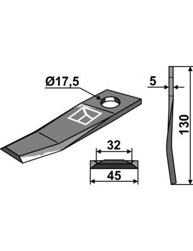 Couteau rotatif