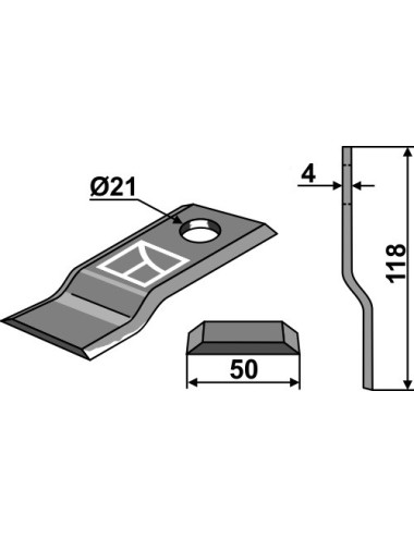 Couteau rotatif