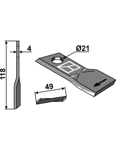 Couteau rotatif