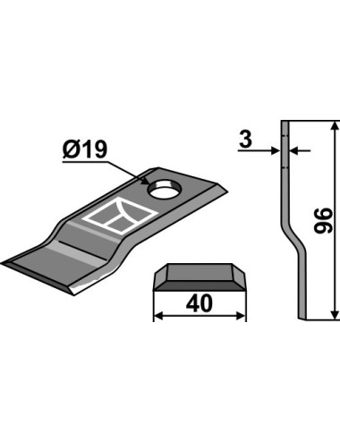 Couteau rotatif