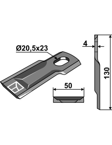 Couteau rotatif