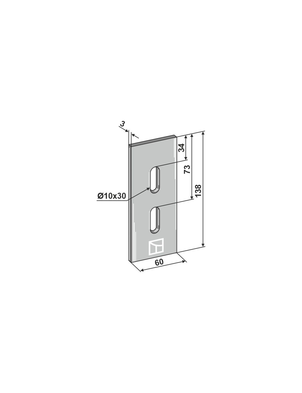 Racloir pour rouleaux packer