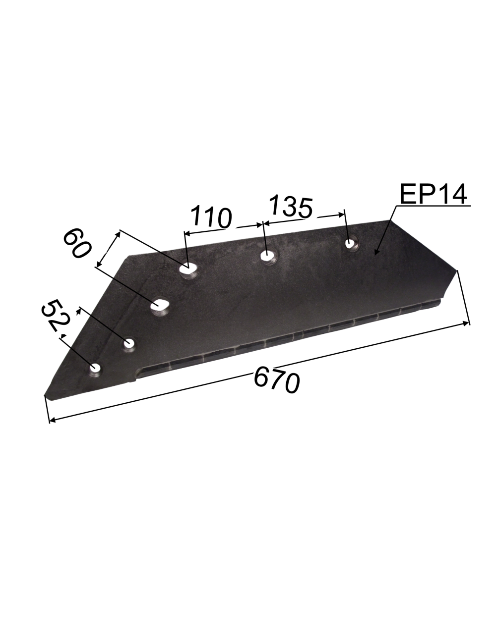 SOC CHARRUE CARBURE G 622137 sans aileron adaptable KUHN