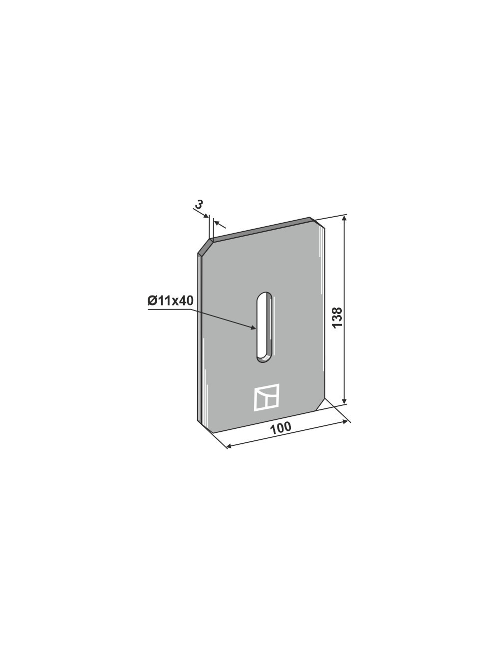 Racloir pour rouleaux packer