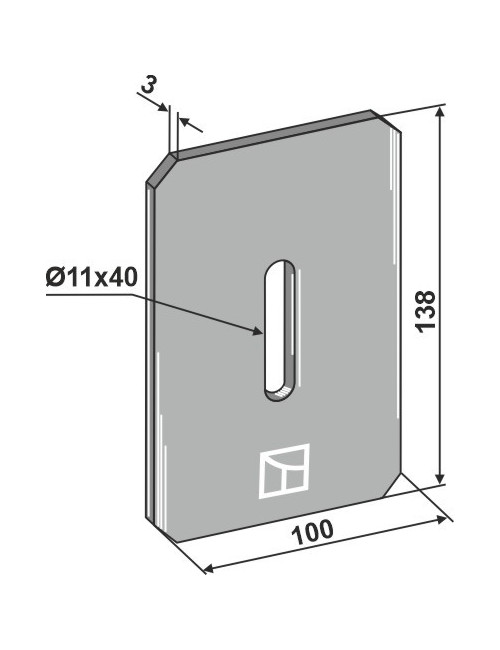 Racloir pour rouleaux packer