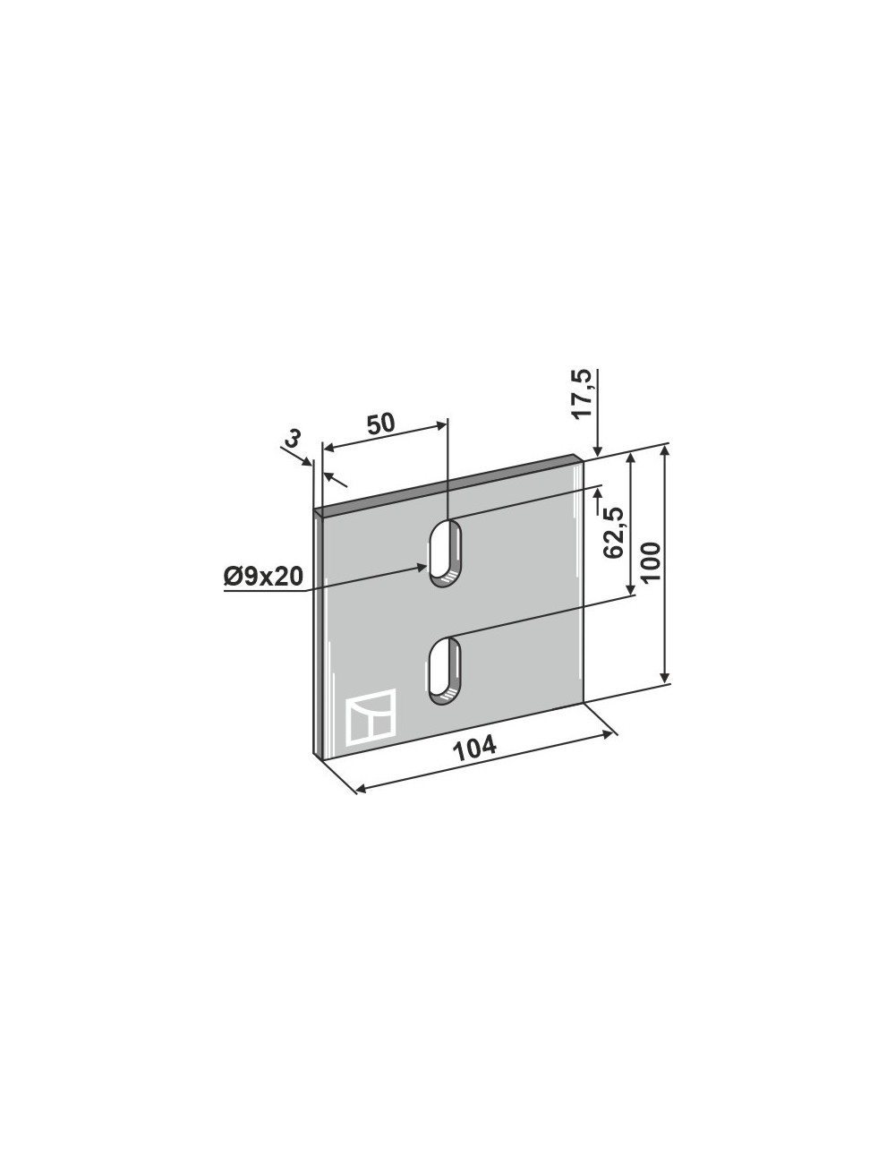 Racloir pour rouleaux packer