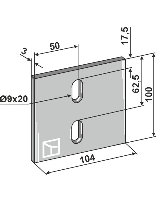 Racloir pour rouleaux packer