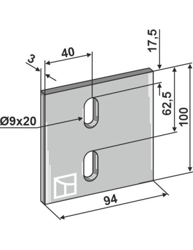 Racloir pour rouleaux packer