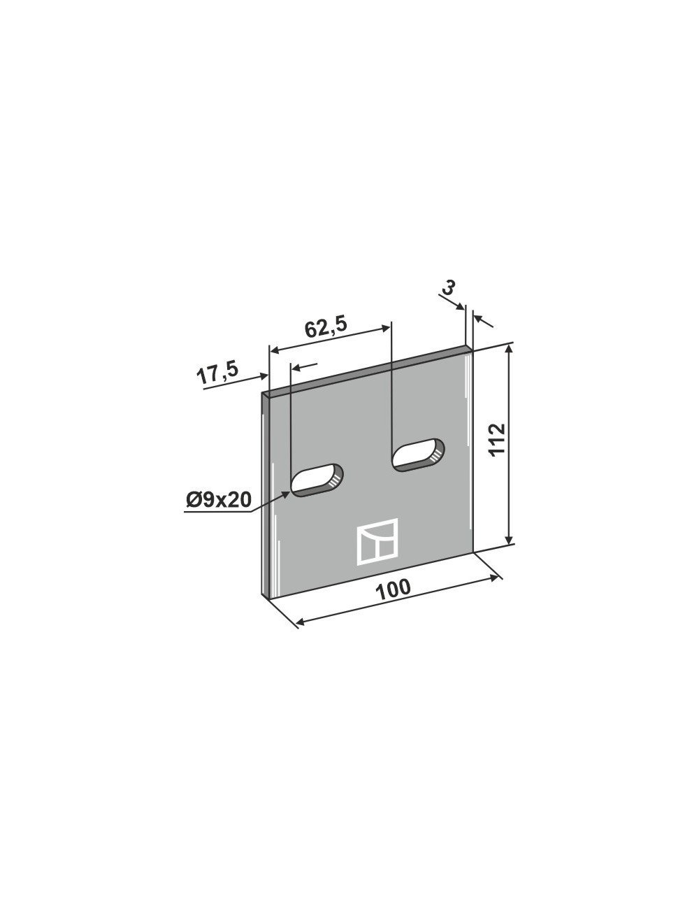 Racloir pour rouleaux packer