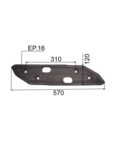 CONTRE SEP CARBURE DE CHROME G 173388 adaptable Grégoire Besson