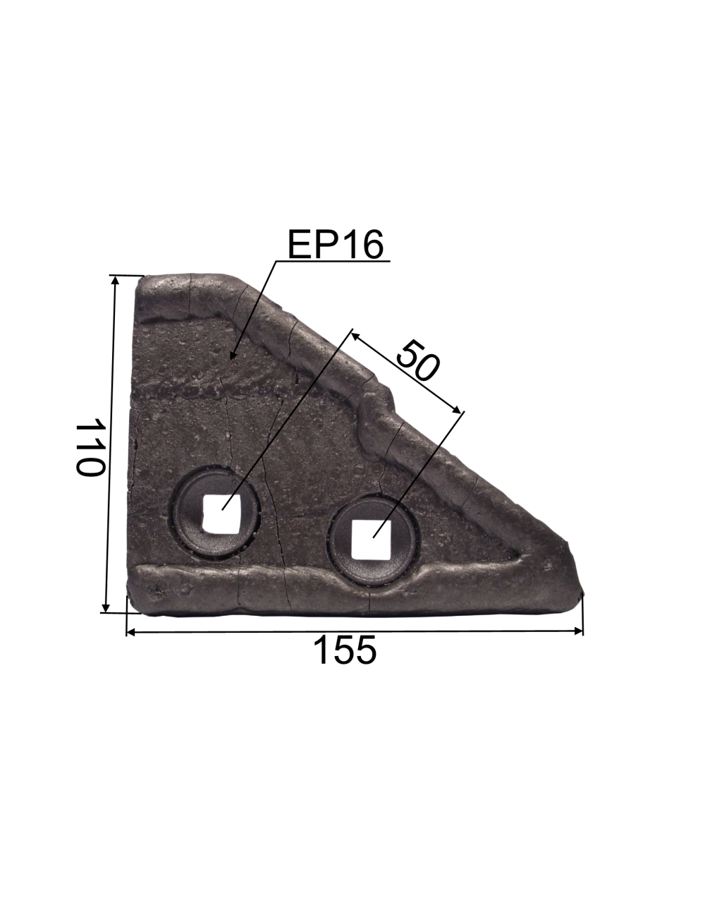 NEZ DE  CONTRE SEP 761111 G carbure de chrome adaptable kuhn-huard