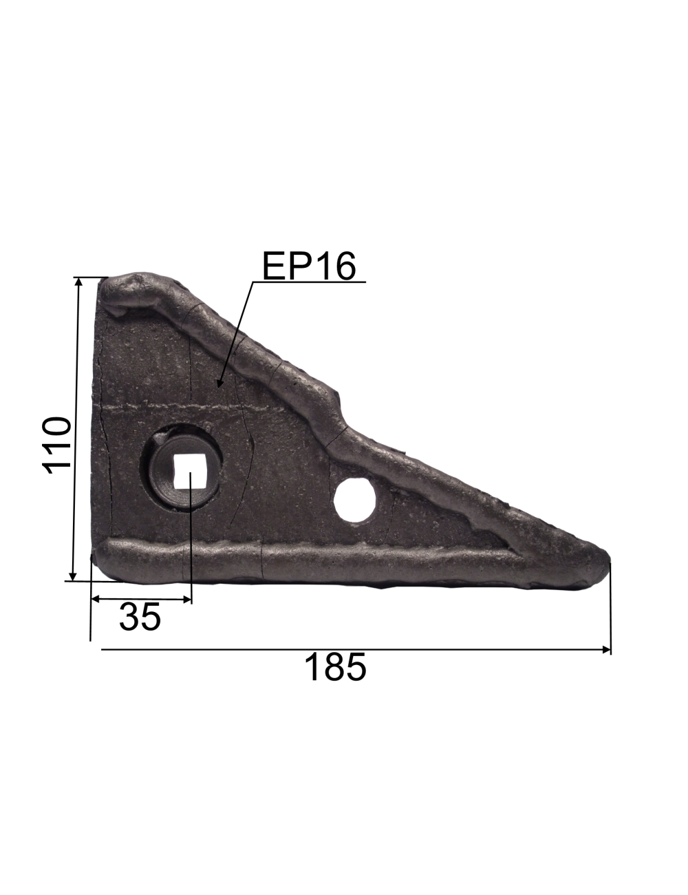 NEZ DE CONTRE SEP 223120 carbure de chrome D adaptable kuhn-huard