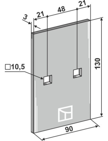 Racloir pour rouleaux packer