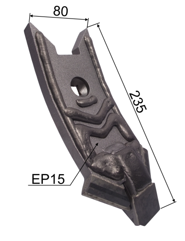 SOC DECHAUMEUR ADAPTABLE KARAT 80mm carbure+rechargement