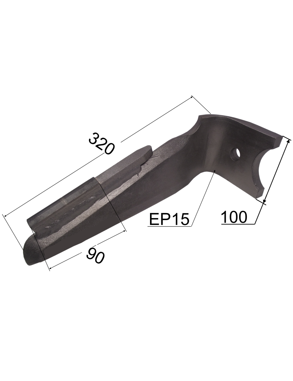 DENT DE HERSE G M46000151CARBURE renf. adaptable KVERNELAND