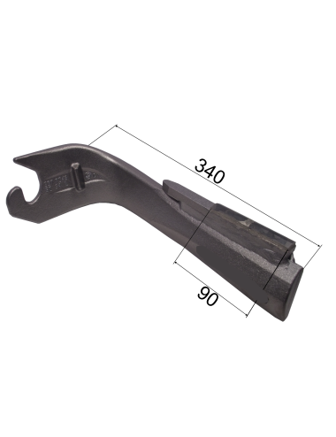 DENT DE HERSE D  CARBURE RENF. ADAPTABLE ZIRCON 10 LEMKEN