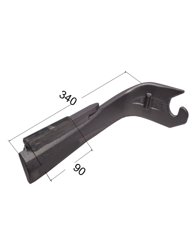 DENT DE HERSE G  CARBURE RENF. ADAPTABLE ZIRCON 10 LEMKEN