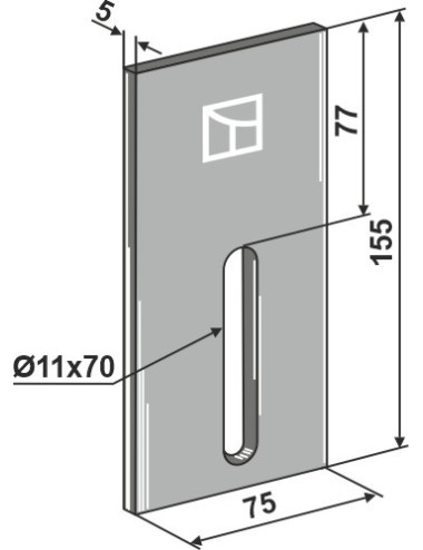 Racloir pour rouleaux packer