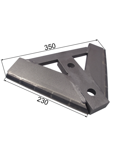 AILERON CARBURE 350MM RENF.CULTICH. ADAPTABLE AMAZONE