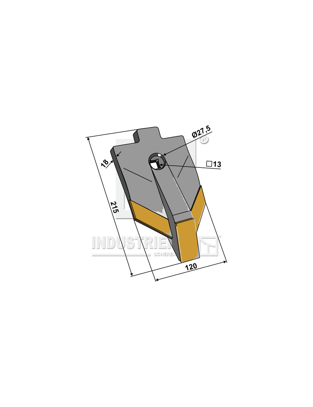 SOC DECHAUMEUR carbure ADAPTABLE AMAZONE