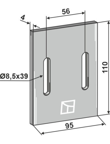 Racloir pour rouleaux packer