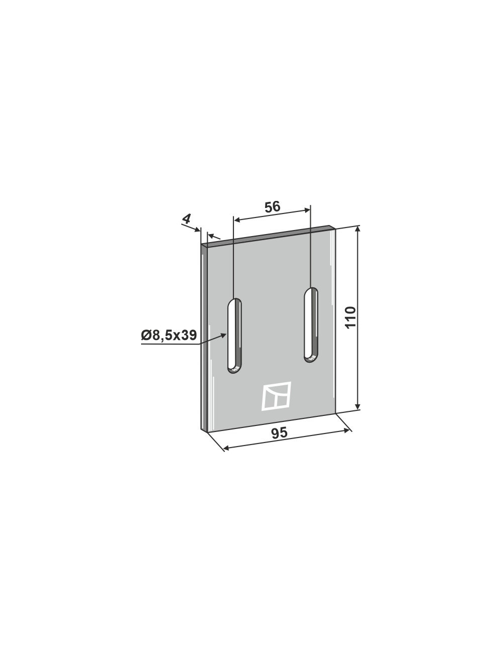 Racloir pour rouleaux packer