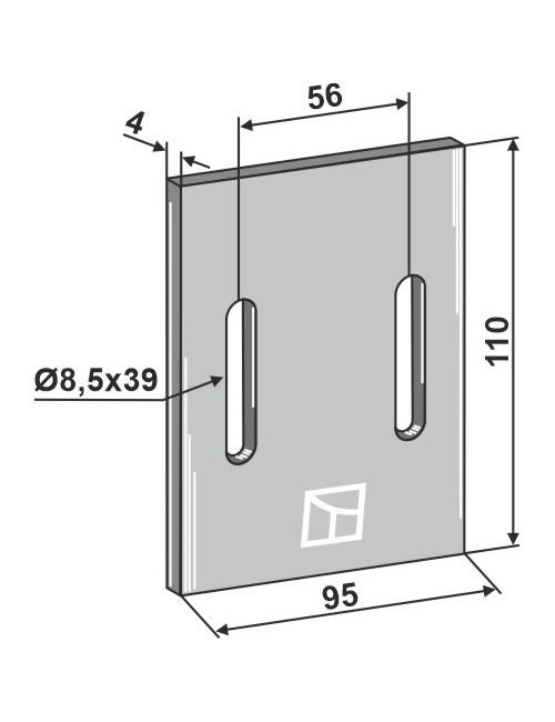 Racloir pour rouleaux packer