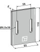 Racloir pour rouleaux packer