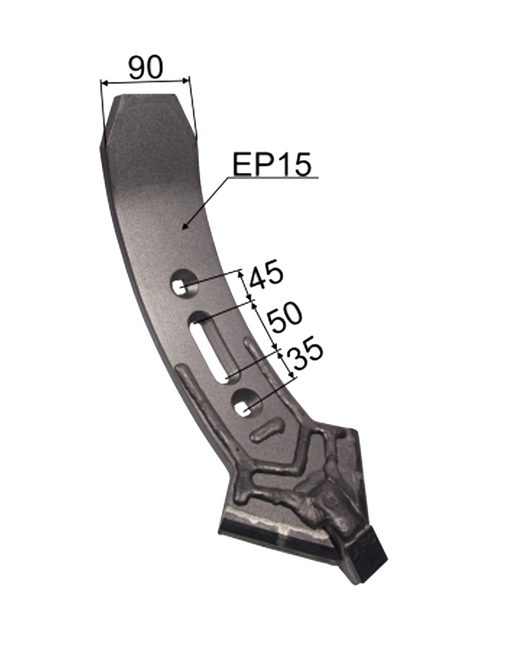 SOC COMPLET carbure renforcé ADAPTABLE KUHN