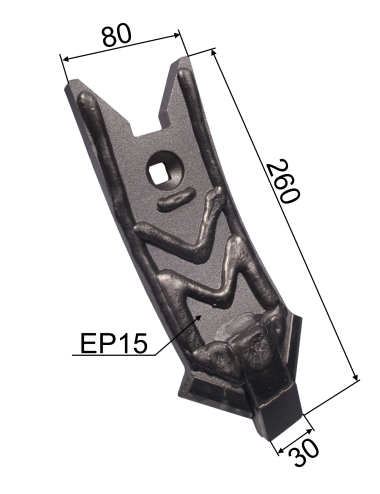 SOC 80MM CARBURE RENF.ADAPTABLE KONGSKILDE