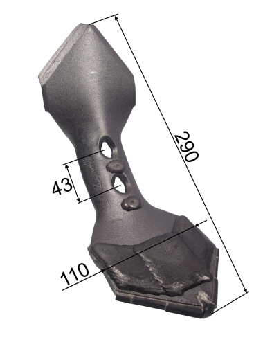 SOC 110MM CARBURE RENF.ADAPTABLE KONGSKILDE