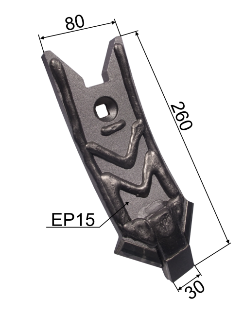 SOC 80MM CARBURE ADAPTABLE KONGSKILDE