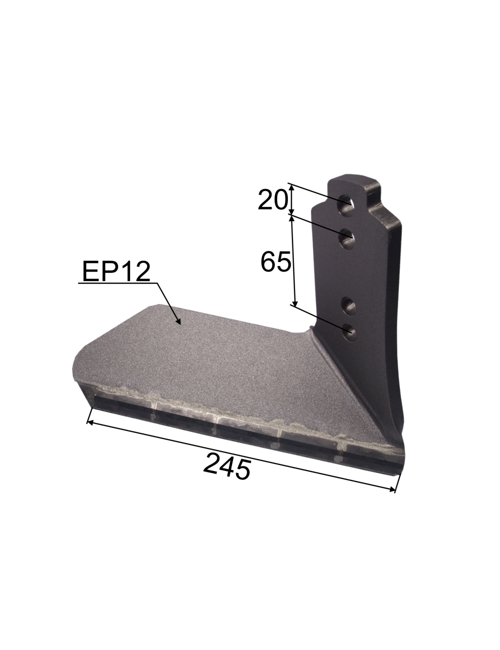 AILERON D CULTIMER CARBURE RENF.ADAPTABLE KUHN