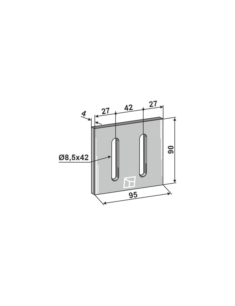 Racloir pour rouleaux packer