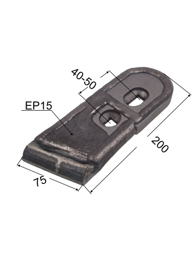 POINTE CHARRUE CARBURE G 010154 adaptable GOIZIN