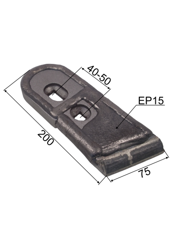 POINTE CHARRUE CARBURE D 010104 adaptable GOIZIN