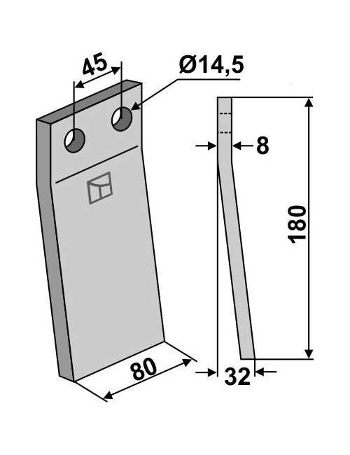 Dent rotative