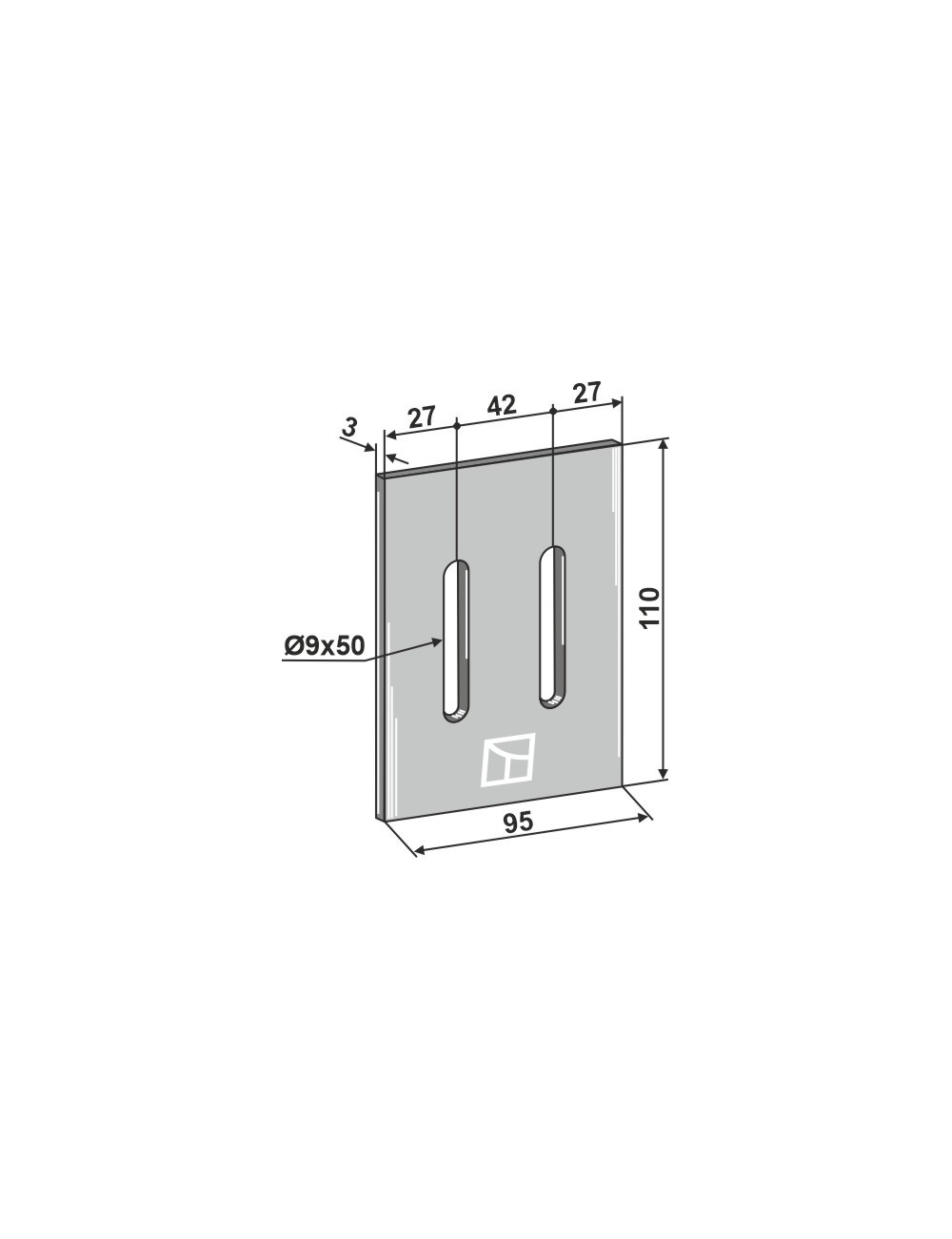 Racloir pour rouleaux packer