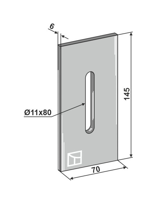 Racloir pour rouleaux packer