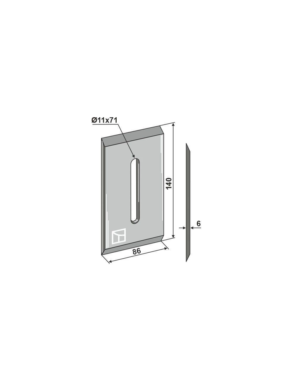 Racloir pour rouleaux packer