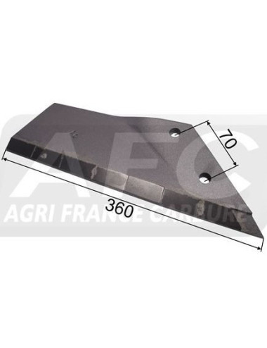Aileron de déchaumeur carbure gauche