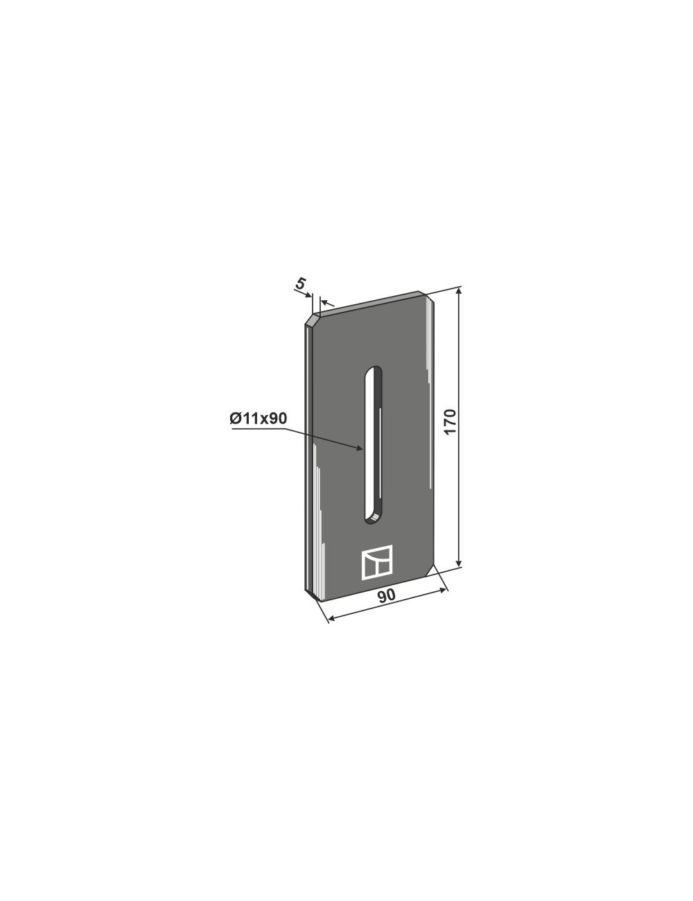 Racloir pour rouleaux packer