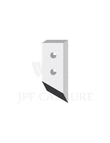 Pointe plate droite avec plaquettes carbure pour soc de charrue.