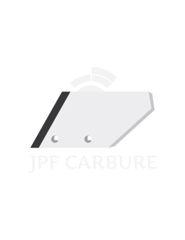 Versoir de rasette gauche avec plaquettes carbure.