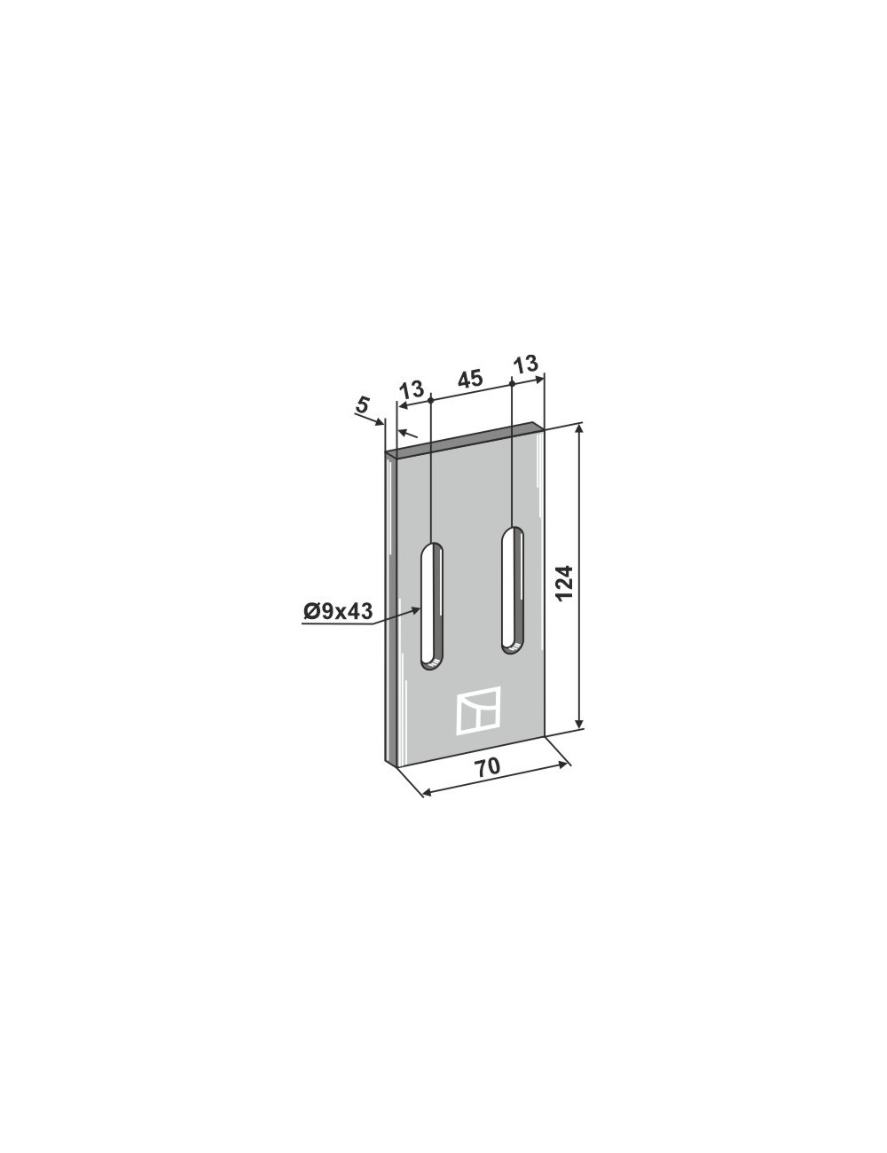 Racloir pour rouleaux packer