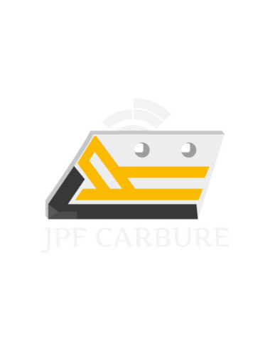 Soc de rasette gauche avec plaquettes carbure et rechargement.