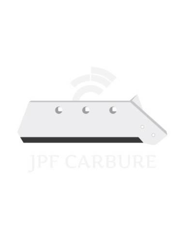 Soc carbure droite à pointe boulonnée 15".